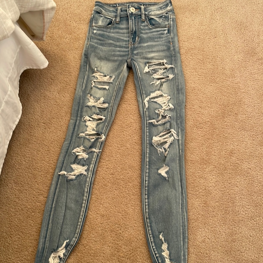 American Eagle Stretch Skinny Jeans Size 00